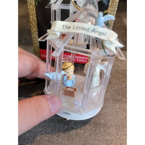 Hallmark 1990 Christmas classic the littlest angel ornament Xmas Decor Magic - Picture 2 of 6